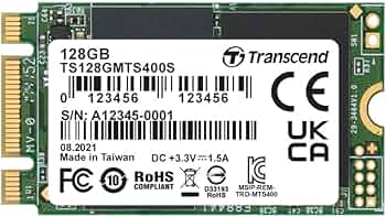 トランセンド・ジャパン 128GB M.2 2242 SSD SATA MLC n5ksbvb